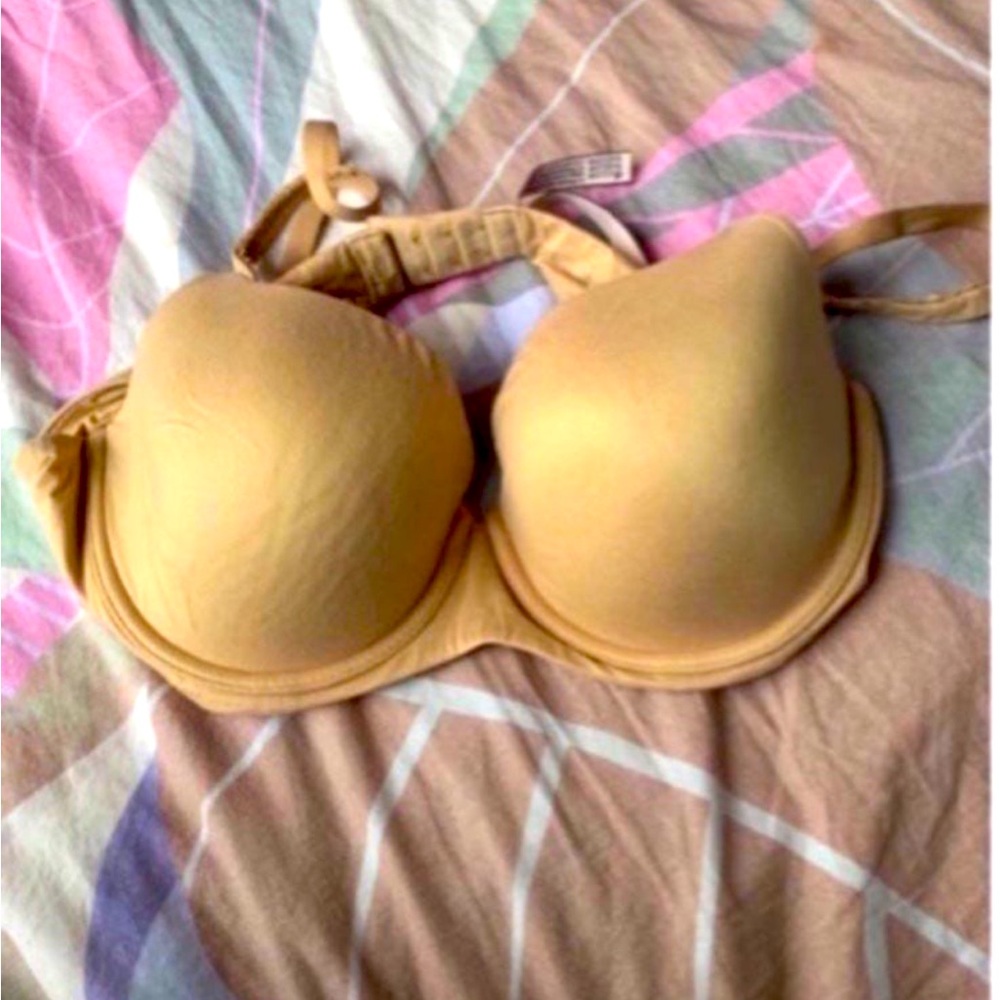 Woman’s Tan Victorias Secret 38C Lined Demi Bra